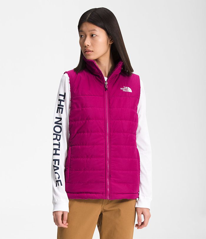 The North Face Womens Vests Mossbud Insulated Reversible 915CXERZP - Pink